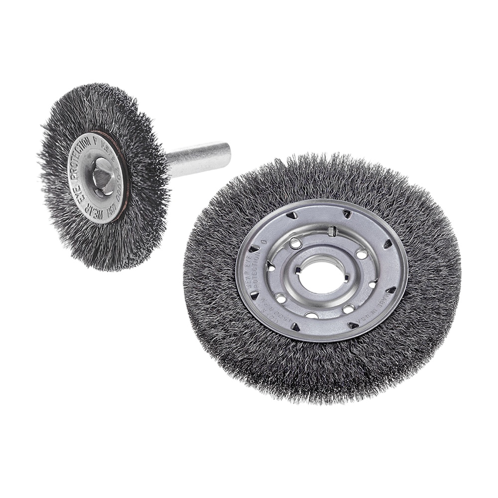 Picture of CGW "Camel" Abrasive 4 Radcrimp 014 5/8-11 Ah Wire Wheel Brush